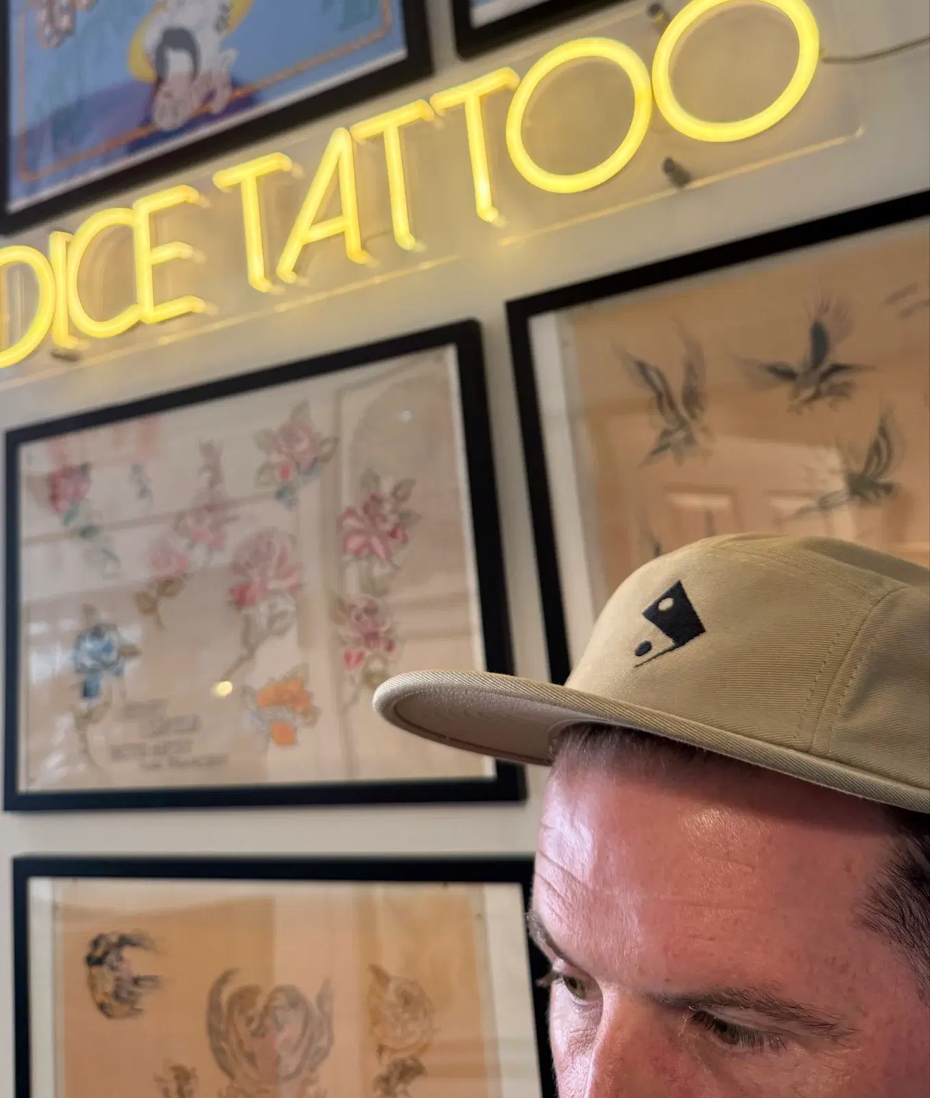 Dice Ying Yang Five Panel Cap